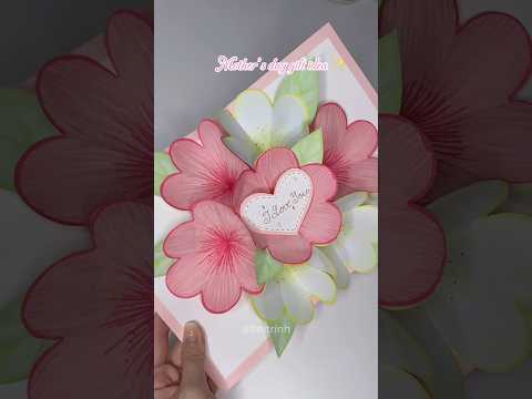 Flower Pop Up Card - Mother’s day gift idea