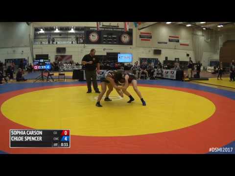 60 RR Rnd 3 - Sophia Carson (Campbellsville University) vs. Chloe Spencer (Choker WC)