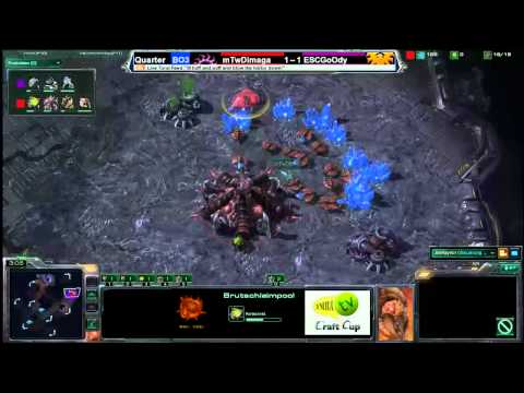 CraftCup Main Event #30 Goody (T) v.Dimaga (Z) Quarter-Finals Game 3 BO3 - Part 1