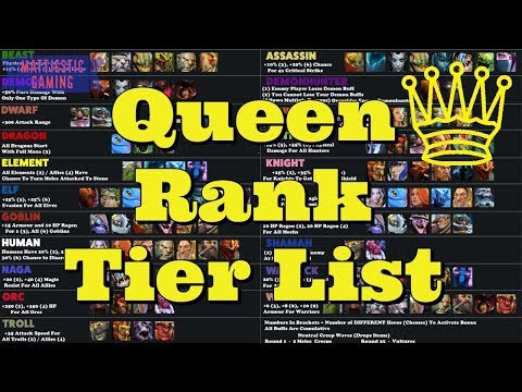 QUEEN Rank Tier List! BEST Auto Chess META Explained! | Mattjestic Gaming Video
