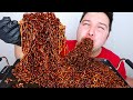 Zach Choi ASMR Lies About Me Black Bean Fire Noodle Challenge MUKBANG