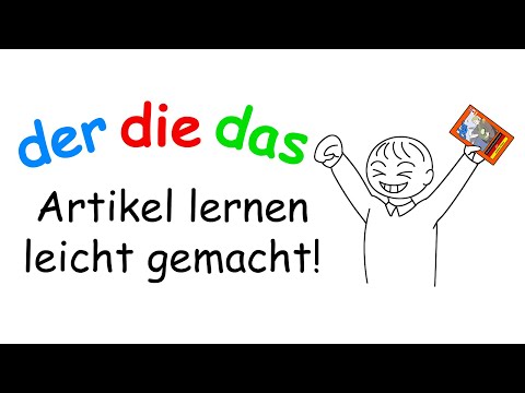 der die das lernen! Deutsche Artikel lernen leicht gemacht!