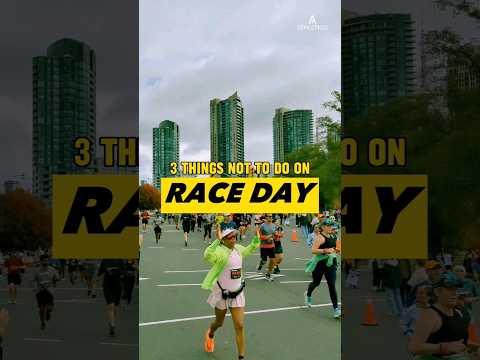 3 Things to avoid on a Race day #runningtips #shorts