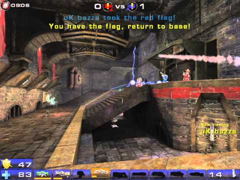UT2004 CTF 5v5 - ClanBase Nations Cup 2011 - Belgium vs UK - Grendelkeep - bazza