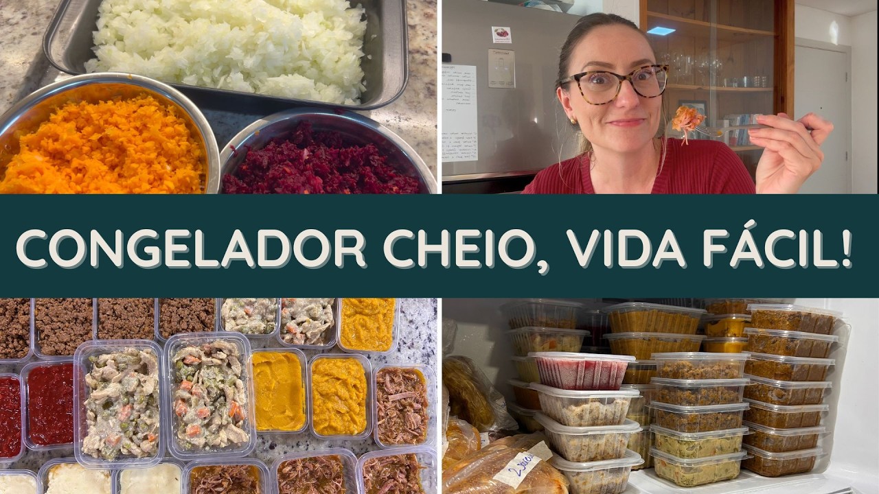 HOW I STOCKED MY FREEZER TO EAT BETTER AND SAVE TIME | Bases and ready-made preparations