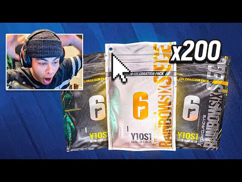 I Opened 200+ Celebration Packs in Rainbow Six Siege