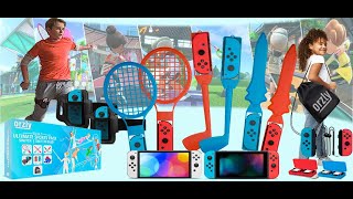 Nintendo Switch Sports Accessories - Orzly Ultimate Sports Pack for Nintendo Swi