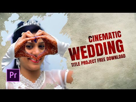 How To Make A Cinematic Wedding Slideshow In Premiere Pro Project in Tamil