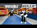 Becoming Invisible With ADMIN Powers In Roblox Fight In A School