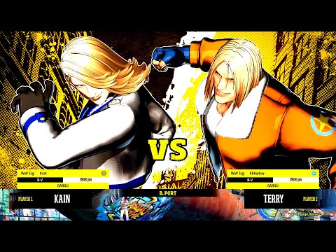 Terry Bogard vs Kain R. Heinlein (Online Match) - Fatal Fury: City of the Wolves