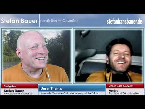 Kunst oder Verbrechen? Arne Schmitt im Gepräch mit Stefan Bauer