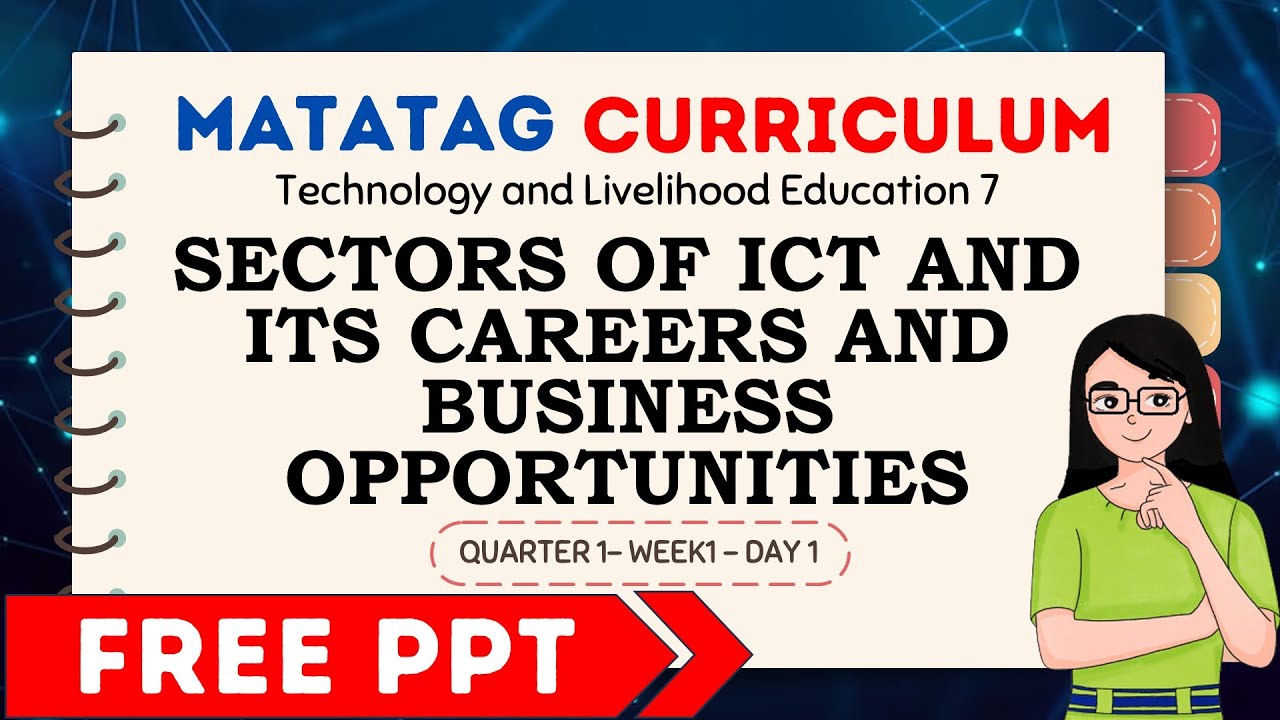 TLE 7 Q1W1D1 LESSON: (PART 1) SECTORS OF ICT AND ITS CAREERS AND BUSINESS OPPORTUNITIES