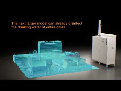 Electrolysis System CHLORINSITU IIa: Safe disinfection at the touch of a button.