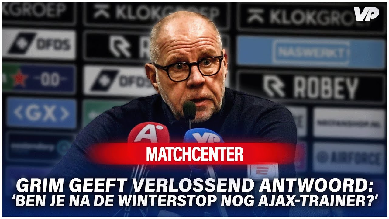 Thumbnail for article: Grim geeft verlossend antwoord: 'Ben jij na de winterstop erbij als Ajax-trainer?'