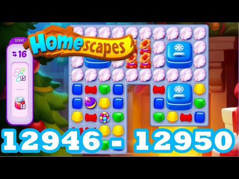 Homescapes Level 12946 - 12950 HD 3 - match puzzle Gameplay | android | IOS | 12947 | 12948 | 12949