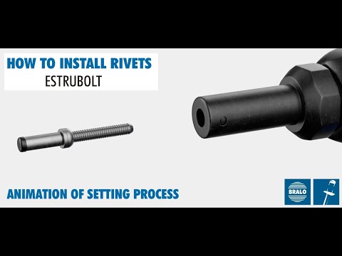 HOW TO INSTALL A ESTRUBOLT RIVET