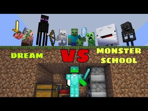 Monster School: Speedrunner Dream VS Monster School- Minecraft Animation (ROBE CUBE DELETED VİDEO)