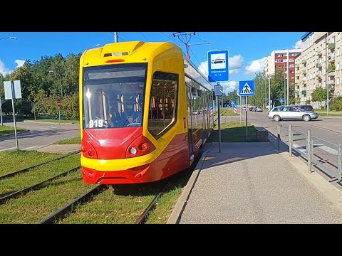 🇱🇻Latvia I Daugavpils I Tram route number 1 I The city centre, district  Khimiya