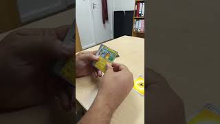 1st ever Pokémon booster pack opening! #DreamTrackAI Opening a booster pack, what will I get?