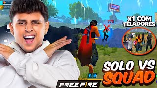NOBRU HUMILHOU NO SOLO X SQUAD! 😱 24 KILLS + BOOYAH 🔥 FINAL INSANO DE M590 SÓ CAPA!