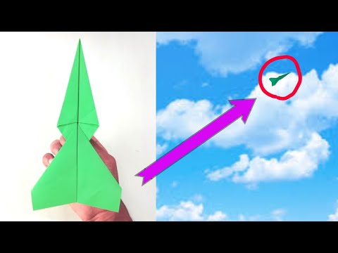 PAPER PLANE FLY OVER 200 FEET - How To Make a PAPER AIRPLANE that flies Far Away