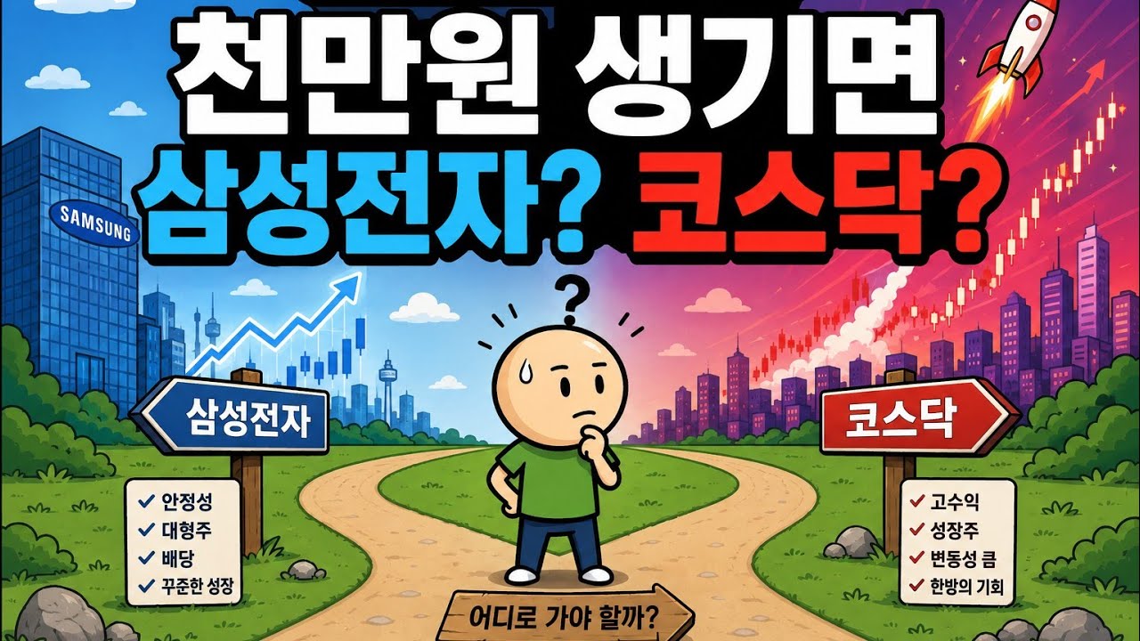개미만 모르는 양극화 비밀. 삼성전자 살까요? 코스닥 살까요?
