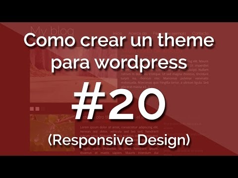 Curso Como crear un theme para wordpress con Responsive Design 1 Introducción