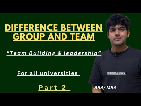 Team Building And Leadership Introduction And Concepts BBA MBA For All Universities bba mba