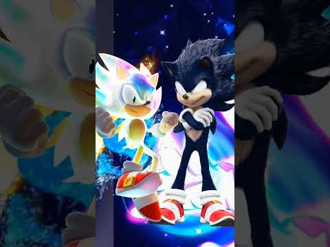 hyper Sonic VS dark super Sonic