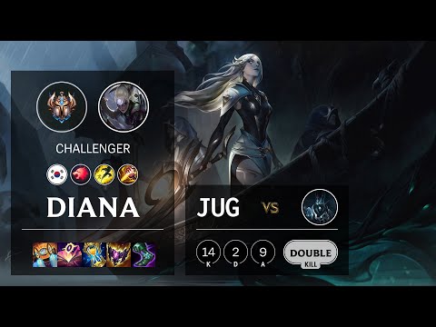 Diana Jungle vs Karthus - KR Challenger Patch 11.23