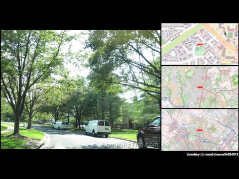 Village Mart Dr (Brookeville, MD) to Powder Mill Road (Berwyn Heights, MD) via Olney, Laytons (...)