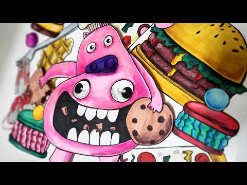 [DRAWING]Garten of banban / Delicious Chef Pigster ep.1