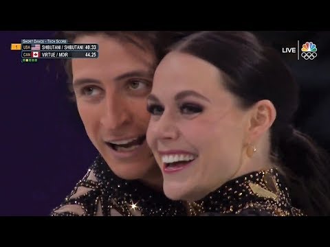 Virtue/Moir 2018 Olympics SD 'Latin Rock Medley' (NBC)