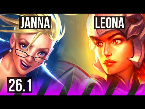 JANNA & Yunara vs LEONA & Xayah (SUP) | Good KDA: 2/1/27 | EUW Master | 26.1
