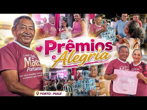 FESTA DAS MÃES EM PORTO PI | Prêmios, Emoção  e Momentos Inesquecíveis ❤️🎁