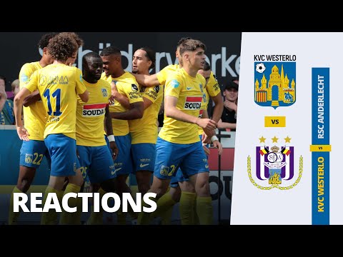 Reacties • KVC Westerlo 2 - 1 RSC Anderlecht  (11.09.2022)