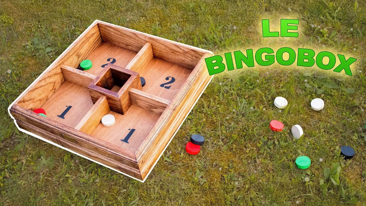 Jeu en bois / BINGO BOX