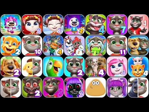 Talking Hank 2,My Angela 2,My Tom 4,My Tom 7,Talking Ginger 2,My Tom Cat 11,Pou,Talking Ben 2,...