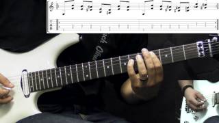 Slayer - Postmortem - Metal Guitar Lesson Part 2 (w/Tabs)