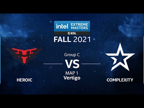 CS:GO - Heroic vs. Complexity [Vertigo] Map 1 - IEM Fall 2021 - Group C - EU