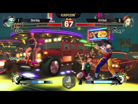 USFIV: Chris King vs EG K-Brad - SDCC2014 - Capcom Pro Tour Top 16