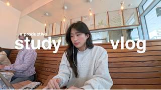 a productive few days in my life + study vlog