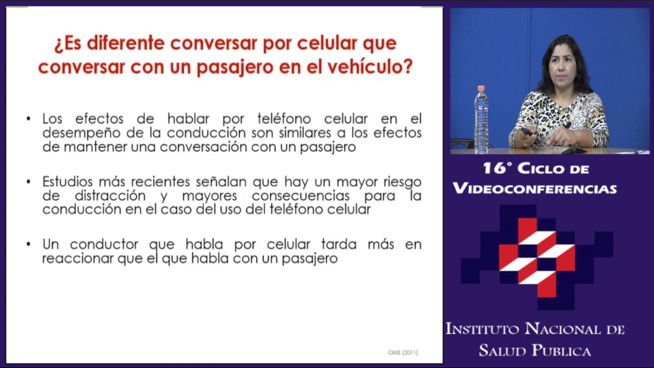 Distracciones al conducir vehículos de motor. El caso del teléfono celular