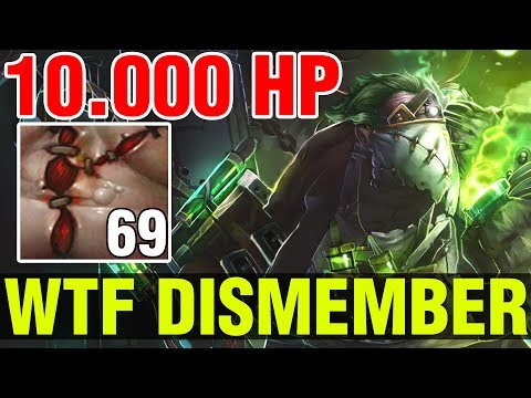STRONGEST DISMEMBER EVER !! - PUDGE WITH 10.000 HP AND 69 FLESH HEAPS - ZIPFILE - Dota 2