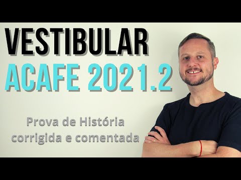 Vestibular ACAFE 2021/2 - Prova de Medicina corrigida e comentada