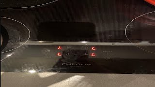 Fulgor Milano induction stove locked, cant figure out how to unlock
