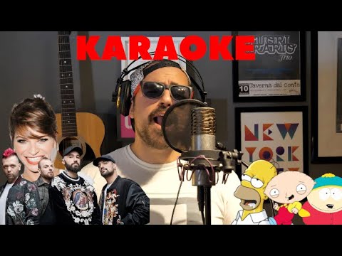 KARAOKE con le VOCI di CARTONI e CANTANTI ( Boomdabash - Alessandra Amoroso COVER )