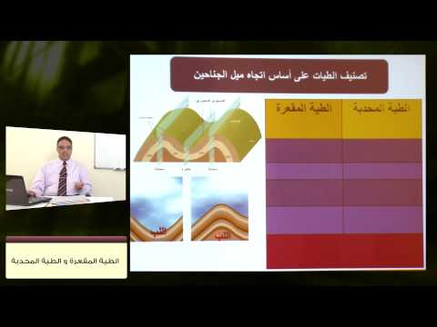 الجيولوجيا - الصف الثانى عشر - التراكيب الجيولوجية: الطيات