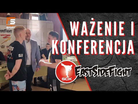 EAST SIDE FIGHT 3 - KONFERENCJA, WAŻENIE, WYWIADY