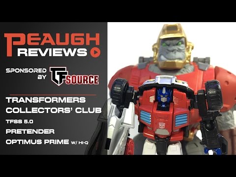 Video Review: Pretender OPTIMUS PRIME w/ Hi-Q (TFSS 5.0)